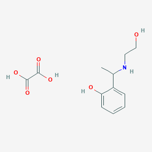 2-[1-(2-Hydroxy-ethylamino)-ethyl]-phenol oxalate