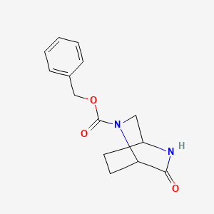 molecular formula C14H16N2O3 B13889411 Benzyl 6-oxo-2,5-diazabicyclo[2.2.2]octane-2-carboxylate 