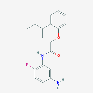 N-(5-Amino-2-fluorophenyl)-2-[2-(sec-butyl)-phenoxy]acetamide