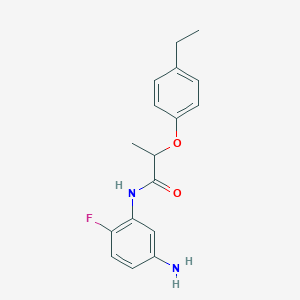 N-(5-Amino-2-fluorophenyl)-2-(4-ethylphenoxy)-propanamide