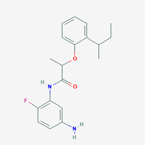 N-(5-Amino-2-fluorophenyl)-2-[2-(sec-butyl)-phenoxy]propanamide