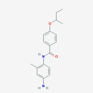 N-(4-Amino-2-methylphenyl)-4-(sec-butoxy)benzamide