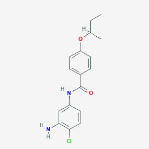 N-(3-Amino-4-chlorophenyl)-4-(sec-butoxy)benzamide