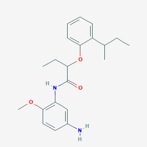 N-(5-Amino-2-methoxyphenyl)-2-[2-(sec-butyl)-phenoxy]butanamide