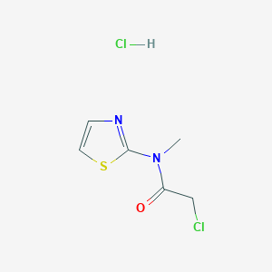 2-Chloro-N-methyl-N-thiazol-2-yl-acetamide hydrochloride