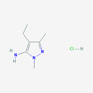 4-Ethyl-2,5-dimethyl-2H-pyrazol-3-ylamine hydrochloride