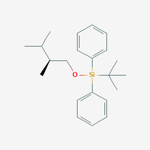 molecular formula C22H32OSi B13889592 tert-butyl-[(2S)-2,3-dimethylbutoxy]-diphenylsilane 