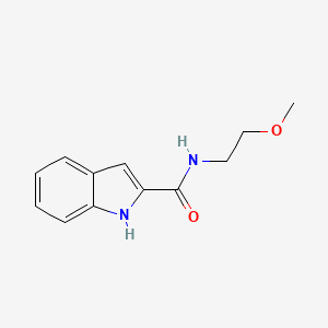molecular formula C12H14N2O2 B13889616 N-(2-methoxyethyl)-1H-indole-2-carboxamide 