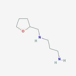 molecular formula C8H18N2O B1388963 N1-(Tetrahydro-2-furanylmethyl)-1,3-propanediamine CAS No. 90203-24-0