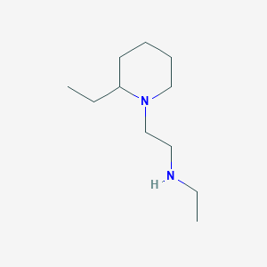 B1388965 N-Ethyl-N-[2-(2-ethylpiperidin-1-YL)ethyl]amine CAS No. 933738-32-0