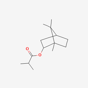 molecular formula C14H24O2 B13889683 Bornyl isobutyrate CAS No. 85586-66-9