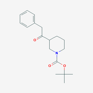 Tert-butyl 3-(phenylacetyl)piperidine-1-carboxylate