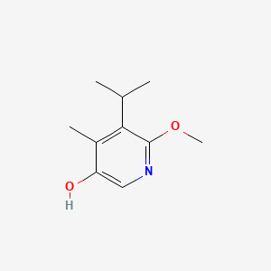 molecular formula C10H15NO2 B13889767 5-Isopropyl-6-methoxy-4-methylpyridin-3-ol 