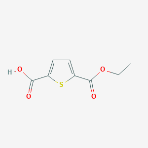 molecular formula C8H8O4S B138898 5-(Ethoxycarbonyl)thiophene-2-carboxylic acid CAS No. 156910-49-5