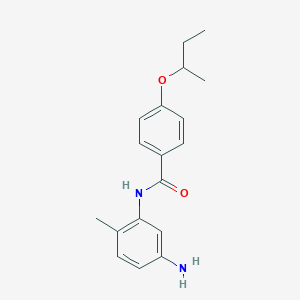 N-(5-Amino-2-methylphenyl)-4-(sec-butoxy)benzamide