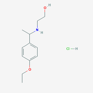 2-[1-(4-Ethoxy-phenyl)-ethylamino]-ethanol hydrochloride