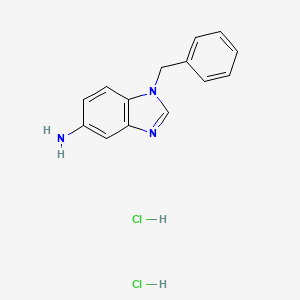 1-Benzyl-1h-benzoimidazol-5-ylamine dihydrochloride