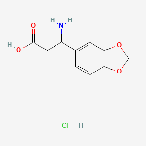 3-Amino-3-benzo[1,3]dioxol-5-yl-propionic acid hydrochloride