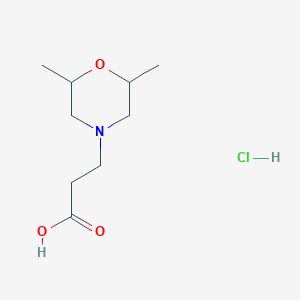 3-(2,6-Dimethyl-morpholin-4-YL)-propionic acid hydrochloride