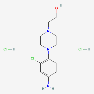 2-[4-(4-Amino-2-chloro-phenyl)-piperazin-1-YL]-ethanol dihydrochloride