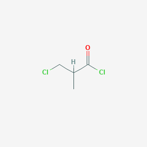 molecular formula C4H6Cl2O B13889890 3-Chloro-2-methylpropanoyl chloride CAS No. 7623-10-1
