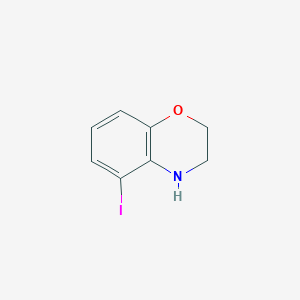 molecular formula C8H8INO B13889895 5-Iodo-3,4-dihydro-2H-benzo[b][1,4]oxazine 