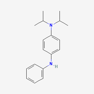 molecular formula C18H24N2 B13889904 1,4-Benzenediamine, N,N-bis(1-methylethyl)-N'-phenyl- CAS No. 64092-29-1