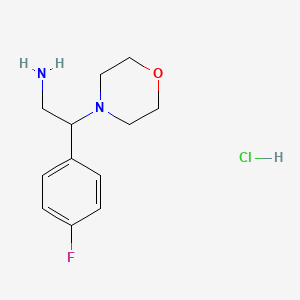 2-(4-Fluoro-phenyl)-2-morpholin-4-YL-ethylamine hydrochloride