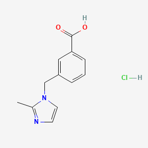 3-(2-Methyl-imidazol-1-ylmethyl)-benzoic acid hydrochloride