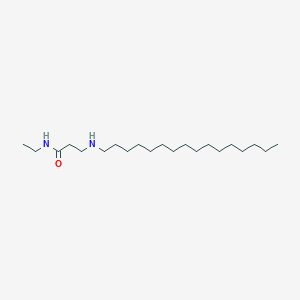 N-Ethyl-3-(hexadecylamino)propanamide