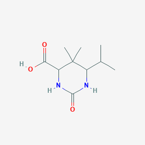 6-Isopropyl-5,5-dimethyl-2-oxohexahydropyrimidine-4-carboxylic acid
