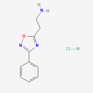 2-(3-Phenyl-[1,2,4]oxadiazol-5-YL)-ethylamine hydrochloride