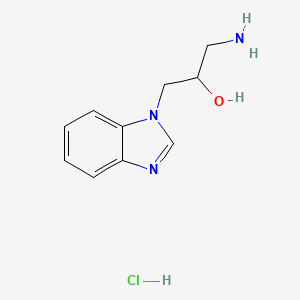 1-Amino-3-benzoimidazol-1-yl-propan-2-ol hydrochloride