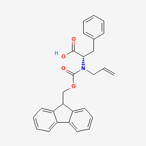 molecular formula C27H25NO4 B13890102 N-Fmoc-N-allyl-L-phenylalanine 