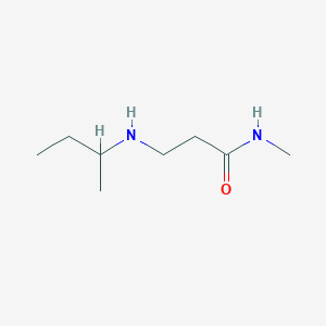 3-(Sec-butylamino)-N-methylpropanamide
