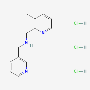 (3-Methyl-pyridin-2-ylmethyl)-pyridin-3-ylmethyl-amine trihydrochloride