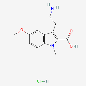 3-(2-Amino-ethyl)-5-methoxy-1-methyl-1h-indole-2-carboxylic acid hydrochloride