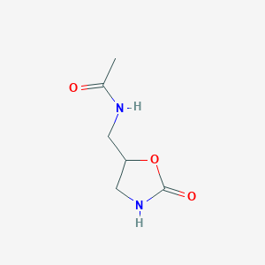 molecular formula C6H10N2O3 B13890197 5-Acetylaminomethyl-2-oxazolidinone 