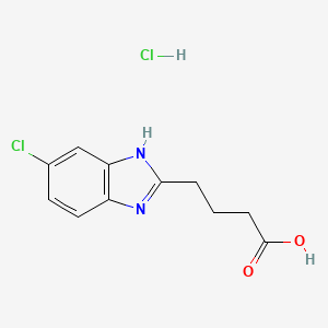 4-(5-Chloro-1H-benzoimidazol-2-YL)-butyric acid hydrochloride