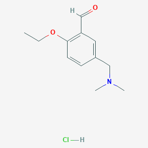 5-Dimethylaminomethyl-2-ethoxy-benzaldehyde hydrochloride