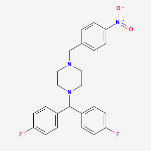 1-[Bis(4-fluorophenyl)methyl]-4-(4-nitrobenzyl)piperazine