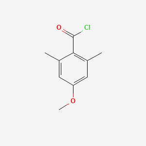 molecular formula C10H11ClO2 B13890492 4-Methoxy-2,6-dimethylbenzoyl chloride 
