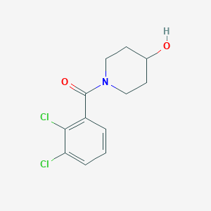 molecular formula C12H13Cl2NO2 B13890529 (2,3-Dichlorophenyl)-(4-hydroxypiperidin-1-yl)methanone 