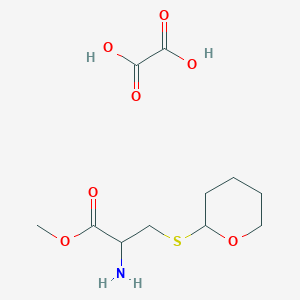 2-Amino-3-(tetrahydro-pyran-2-ylsulfanyl)-propionic acid methyl ester, oxalate