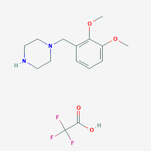 1-(2,3-Dimethoxy-benzyl)-piperazine trifluoroacetate