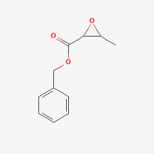 molecular formula C11H12O3 B13890686 Benzyl 3-methyloxirane-2-carboxylate 