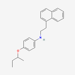 N-[4-(Sec-butoxy)phenyl]-N-[2-(1-naphthyl)ethyl]-amine