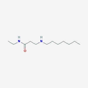 N-Ethyl-3-(heptylamino)propanamide