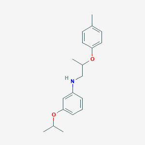 3-Isopropoxy-N-[2-(4-methylphenoxy)propyl]aniline