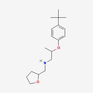 N-{2-[4-(Tert-butyl)phenoxy]propyl}-N-(tetrahydro-2-furanylmethyl)amine